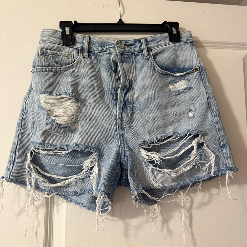 PacSun Light Blue Denim Shorts